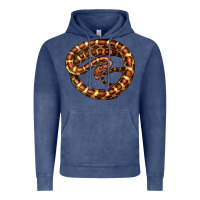 Vintage Denim Corn Snake Illustrations Vintage Hoodie - LillyAllenDesigns