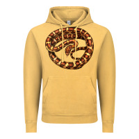 Vintage Mustard Corn Snake Illustrations Vintage Hoodie - LillyAllenDesigns