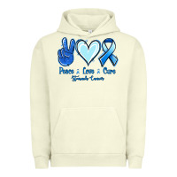 Pigment Pistachio Peace Love Cure Stomach Cancer Urban Hoodie - Jasminsmagicworld