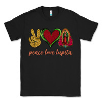 Black Peace Love Lupita Classic Tee - Jasminsmagicworld
