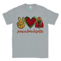 Heather Grey Peace Love Lupita Classic Tee - Jasminsmagicworld