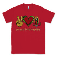 Red Peace Love Lupita Classic Tee - Jasminsmagicworld