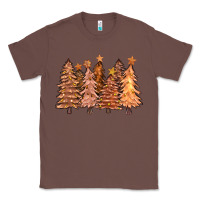 Chestnut melanin christmas trees with lights Classic Tee - FaDigitalArtStudio