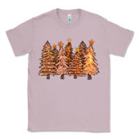 Lilac melanin christmas trees with lights Classic Tee - FaDigitalArtStudio