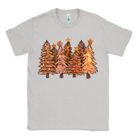 Moon Dust melanin christmas trees with lights Classic Tee - FaDigitalArtStudio