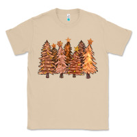 Mushroom melanin christmas trees with lights Classic Tee - FaDigitalArtStudio