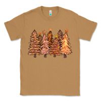 Toasted Coconut melanin christmas trees with lights Classic Tee - FaDigitalArtStudio