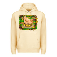 Pina Colada st patricks day farm chicken gold eggs leopard serape glitter Premium Hoodie - Artiststas