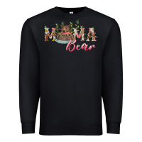 Black Mama bear with daisy Premium Sweatshirt - RanaPortraitStore