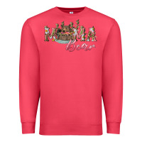 Cardinal Mama bear with daisy Premium Sweatshirt - RanaPortraitStore