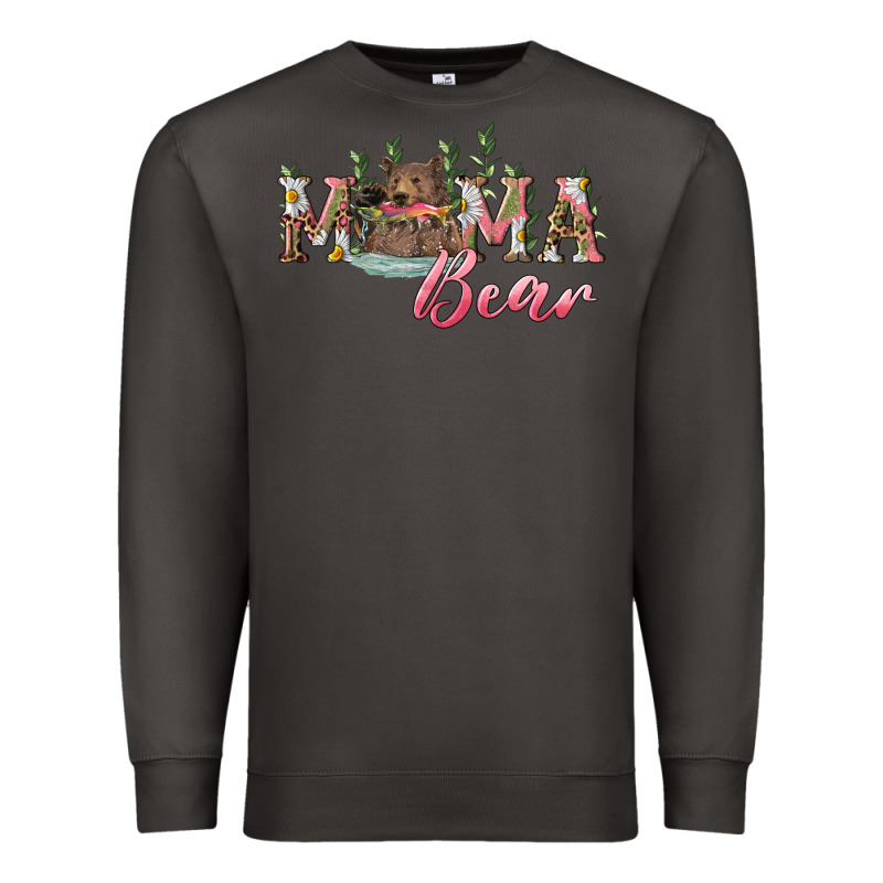 Mama Bear With Daisy Premium Sweatshirt by RanaPortraitStore | Teevron