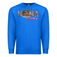 True Royal Mama bear with daisy Premium Sweatshirt - RanaPortraitStore