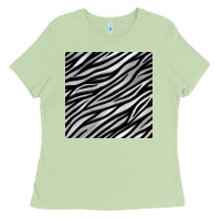 Matcha Zebra Seamless Pattern, Ladies Tee - BundleAndBundleShop