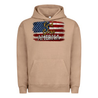 Pigment Burro God Bless America Distressed Flag Urban Hoodie - Jasminsmagicworld