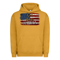 Pigment Peanut Butter God Bless America Distressed Flag Urban Hoodie - Jasminsmagicworld