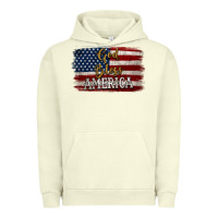 Pigment Pistachio God Bless America Distressed Flag Urban Hoodie - Jasminsmagicworld