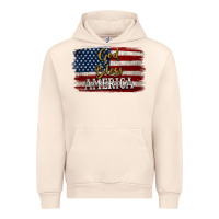 Sandshell God Bless America Distressed Flag Urban Hoodie - Jasminsmagicworld