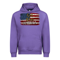 Tulip God Bless America Distressed Flag Urban Hoodie - Jasminsmagicworld