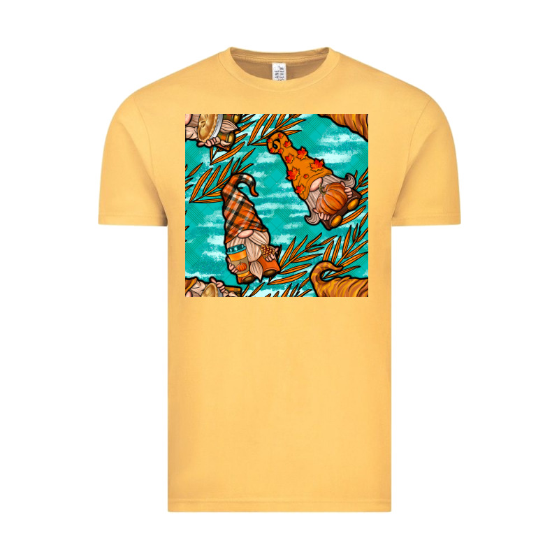 Fall Gnomes Seamless Pattern Vintage Tee by BundleAndBundleShop | Teevron