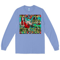 Colony Blue Just A Girl Who Loves Christmas Long Sleeve Tee - CowhideDigitalArt