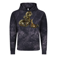 Cloud Black Rattlesnake Vintage Hoodie - LillyAllenDesigns