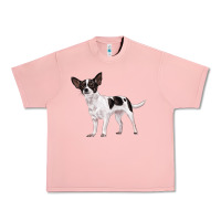Salmon chihuahua Urban Heavy Tee - LillyAllenDesigns