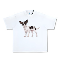 White chihuahua Urban Heavy Tee - LillyAllenDesigns