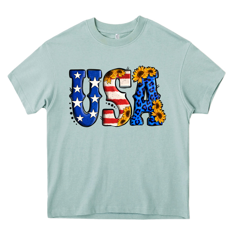 Usa Western Font Heavy Core Tee by Jasminsmagicworld | Teevron