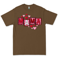 Cacao Mother's Day mama hearts Premium Tee - FaDigitalArtStudio