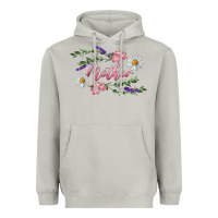 Moon Dust Floral Daisy Mother Heavyweight Hoodie - RanaPortraitStore