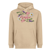 Mushroom Floral Daisy Mother Heavyweight Hoodie - RanaPortraitStore