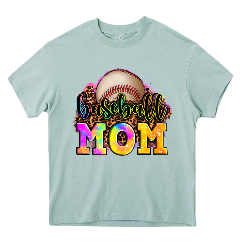 Baseball Mom Heavy Core Tee by OliviaCreatesArt | Teevron