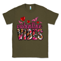 Army Green valentine vibes olivia Classic Tee - OliviaCreatesArt