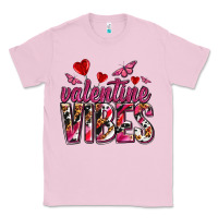 Bubblegum Pink valentine vibes olivia Classic Tee - OliviaCreatesArt