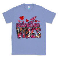 Colony Blue valentine vibes olivia Classic Tee - OliviaCreatesArt