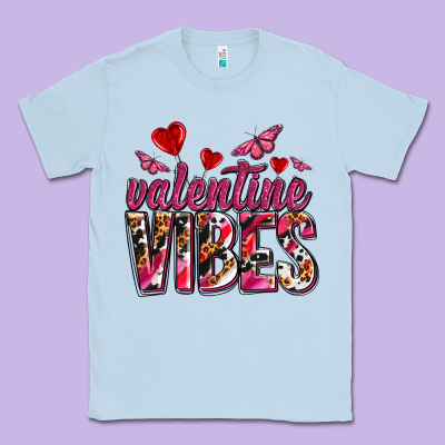 Valentine Vibes Olivia Classic Tee Designed By Oliviacreatesart