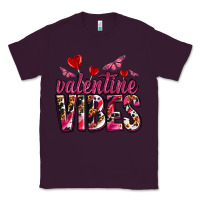Plum valentine vibes olivia Classic Tee - OliviaCreatesArt