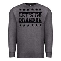 Charcoal Heather let's go brandon black Premium Sweatshirt - Jasminsmagicworld