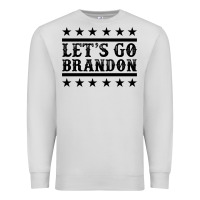 Dove Grey let's go brandon black Premium Sweatshirt - Jasminsmagicworld
