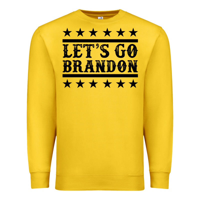 Let's Go Brandon Black Premium Sweatshirt by Jasminsmagicworld | Teevron