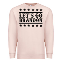 Pale Pink let's go brandon black Premium Sweatshirt - Jasminsmagicworld