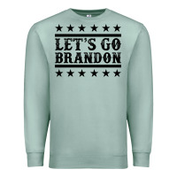 Seafoam let's go brandon black Premium Sweatshirt - Jasminsmagicworld