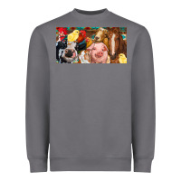 Storm Farm animals with aztec Heavyweight Sweatshirt - RanaPortraitStore