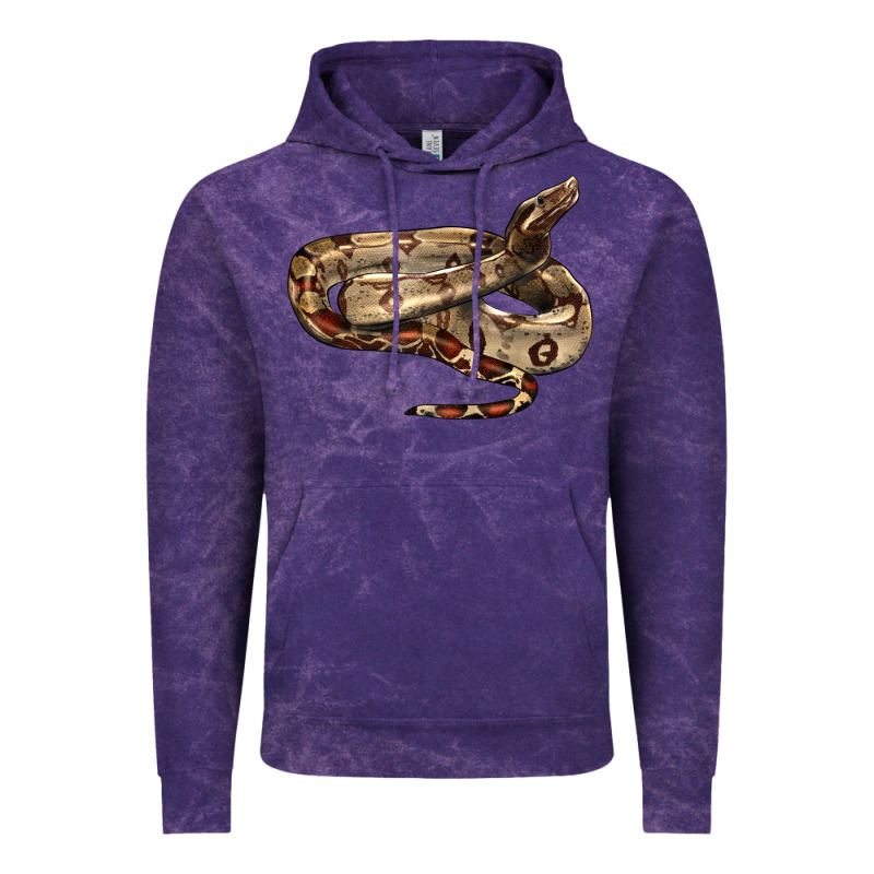 Red Tail Boa Snake Vintage Hoodie by LillyAllenDesigns | Teevron