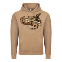 Vintage Coffee red tail boa snake Vintage Hoodie - LillyAllenDesigns