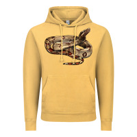 Vintage Mustard red tail boa snake Vintage Hoodie - LillyAllenDesigns