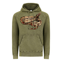 Vintage Olive red tail boa snake Vintage Hoodie - LillyAllenDesigns