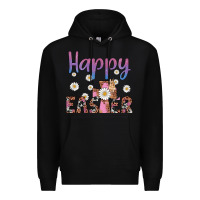 Black happy easter cross Premium Hoodie - Artiststas