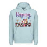 Blue Mist happy easter cross Premium Hoodie - Artiststas