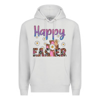 Dove Grey happy easter cross Premium Hoodie - Artiststas